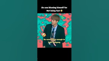 Taejin: Jin was blaming himself 🥺#taejin #bts #ytshorts #btsshorts #jin #taehyung
