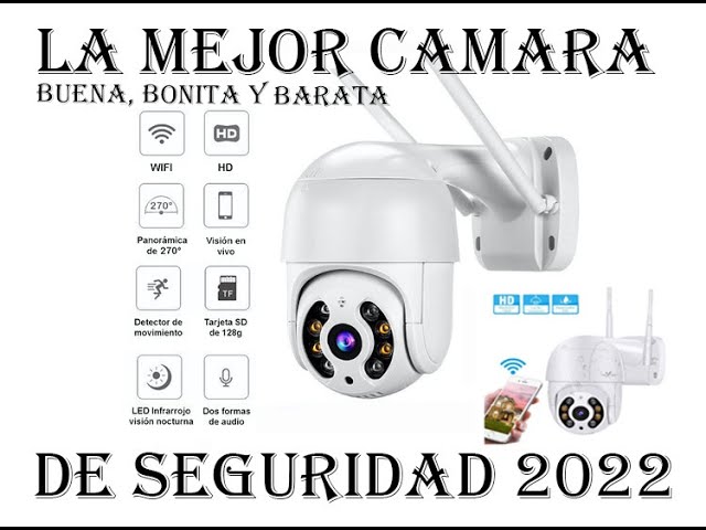  Cámara de seguridad interior para el hogar, de 1080p y WiFi  (solo 2.4G), 360 grados con aplicación, visión nocturna, audio de 2 vías,  detección humana, seguimiento de movimiento, detección de sonido