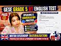 B1 English Test (GESE Grade 5) | SELT British Citizenship| Trinity College London ILR UK