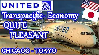 UNITED AIRLINES TRANSPACIFIC ECONOMY | CHICAGO - TOKYO | 787-10 DREAMLINER!