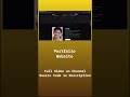 Next.js Developer Portfolio (Modern UI + Tailwind CSS )  #coding #website #portfolio #developer