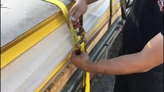 Ratchet strap basics and tie loose end