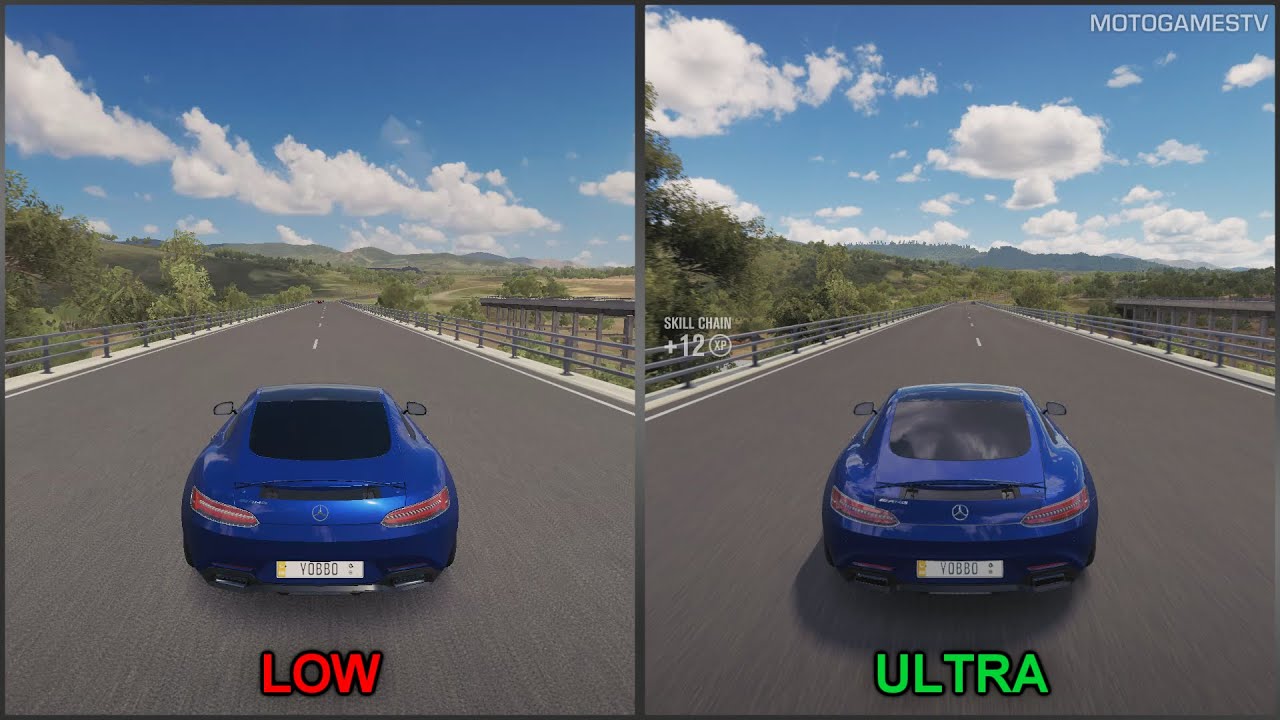 Forza Horizon 3 [PC] - Low vs Ultra - Graphics Comparison - YouTube