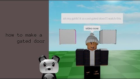 How To Make A Gated Door || ROBLOX Blockate