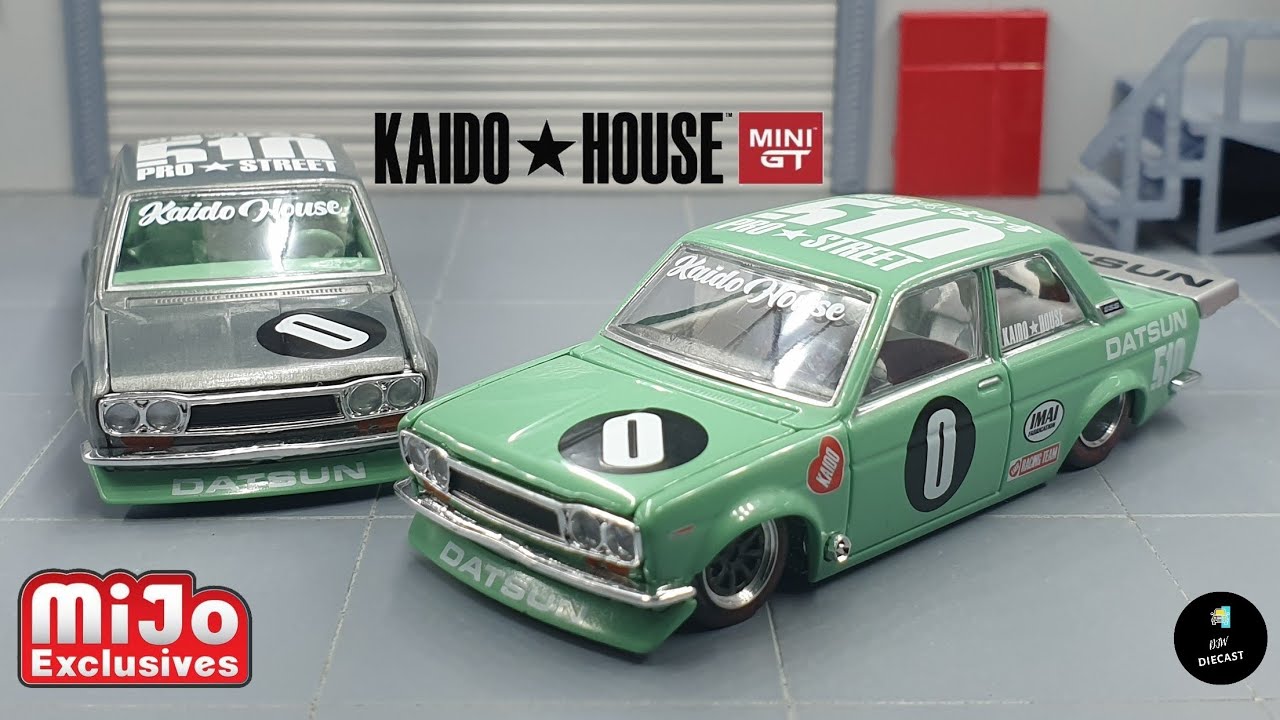 Mini GT x Kaido House 1:64 Datsun 510 Pro Street OG Green