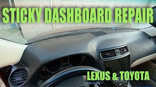 HOW I FIXED MY STICKY & MELTING DASHBOARD ON MY LEXUS IS250: Sticky Dash Fix for Toyota & Lexus screenshot 5