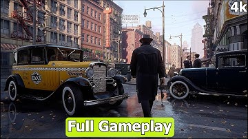 MAFIA DEFINITIVE EDITION Gameplay Walkthrough Part 1 FULL GAME [4K 60FPS] - No Commentary