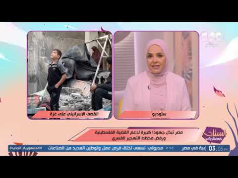 الستات مايعرفوش يكدبوا | مصر تبذل جهودًا كبيرة لدعم القضية الفلسطينية ورفض مخطط التهجير القسري