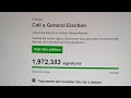 Petition for a general election hits 2 million LIVE COUNT
