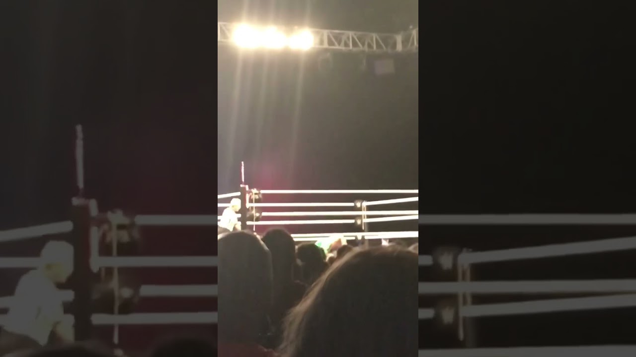 WWE GLASGOW MONTEZ FORD INSANE FROGSPLASH