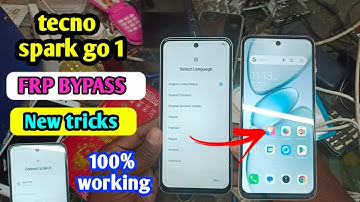 Tecno Spark Go 1 (KL4) Frp Bypass Android 14 - WiFi Share Option Not Show - Without Pc New Method