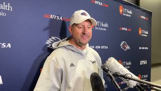 UTSA Head Coach Jeff Traylor Post Spring Practice Interview 3.28.23