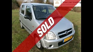 Opel Agila 1.2 16V Twinport BJ2005 APK 10-2024 122DKM NAP | SOLD | Vree Car Trading ©Henny Wissink