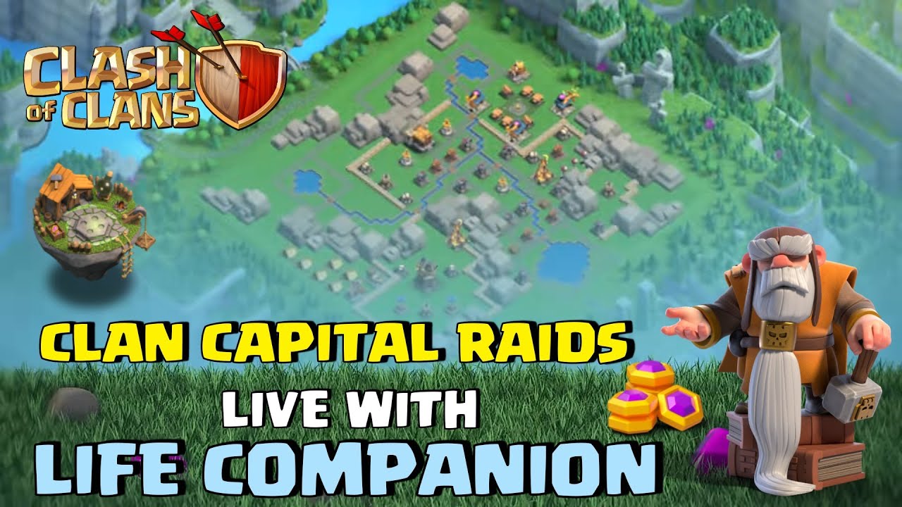 Clash Of Clans Spring Update 2022 | COC LIVE STREAM  Clan Capital LIVE Clash of Clans Live Stream