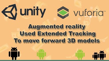 tutorial  Unity and vuforia Augmented reality  model 3d move forward
