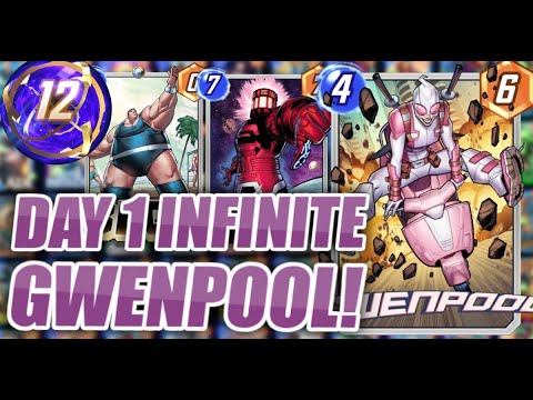DAY 1 INFINITE GWEN POOL DECK IN MARVEL SNAP! - YouTube