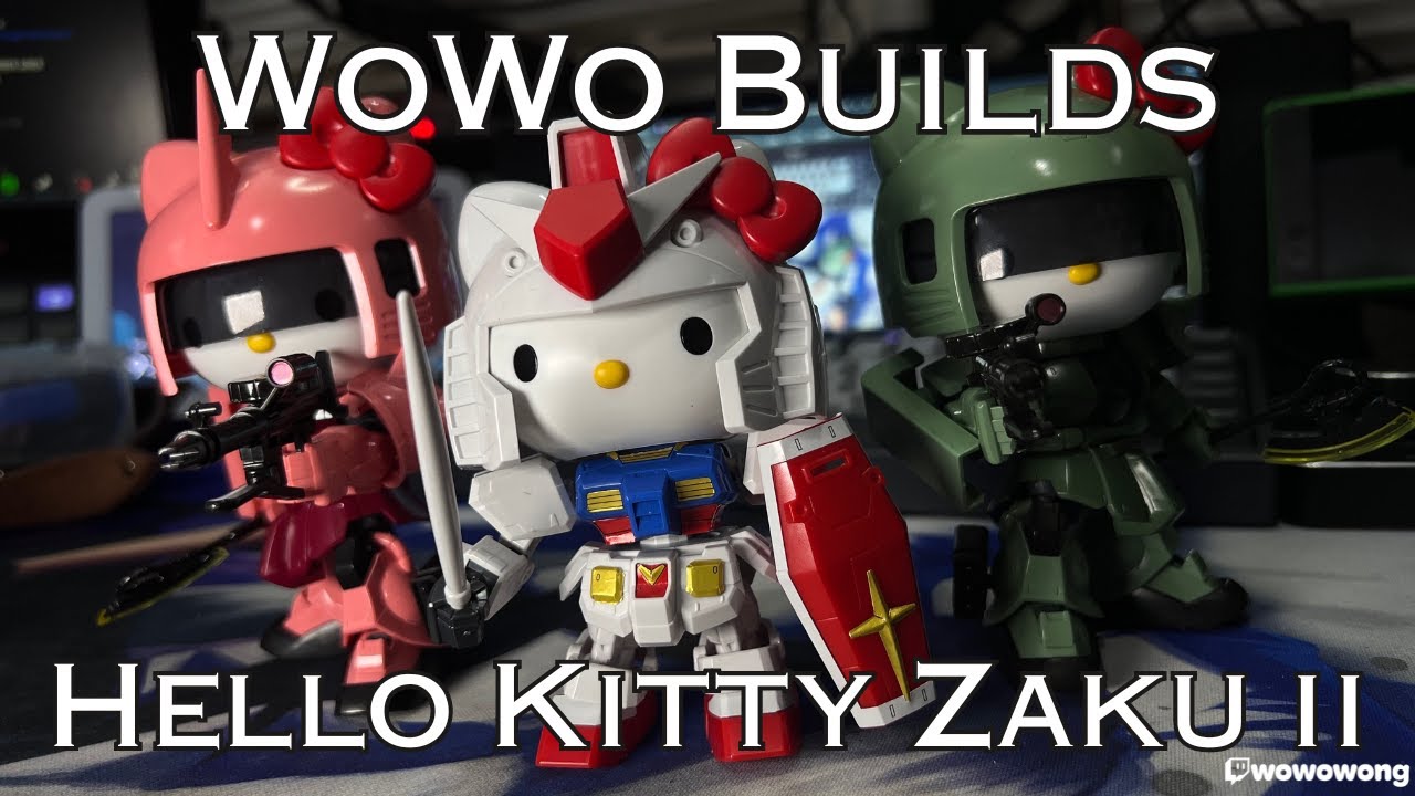 WoWoWong - Hello Kitty Zaku II Build - Twitch Highlight