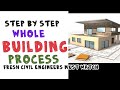 Step by step whole building construction l civil engineering 4 u