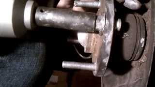 How To Install Wheel Studs Without Removing Hub.
