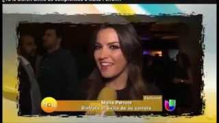 Maite Perroni disfruta el exito de su carrera (Hoy)