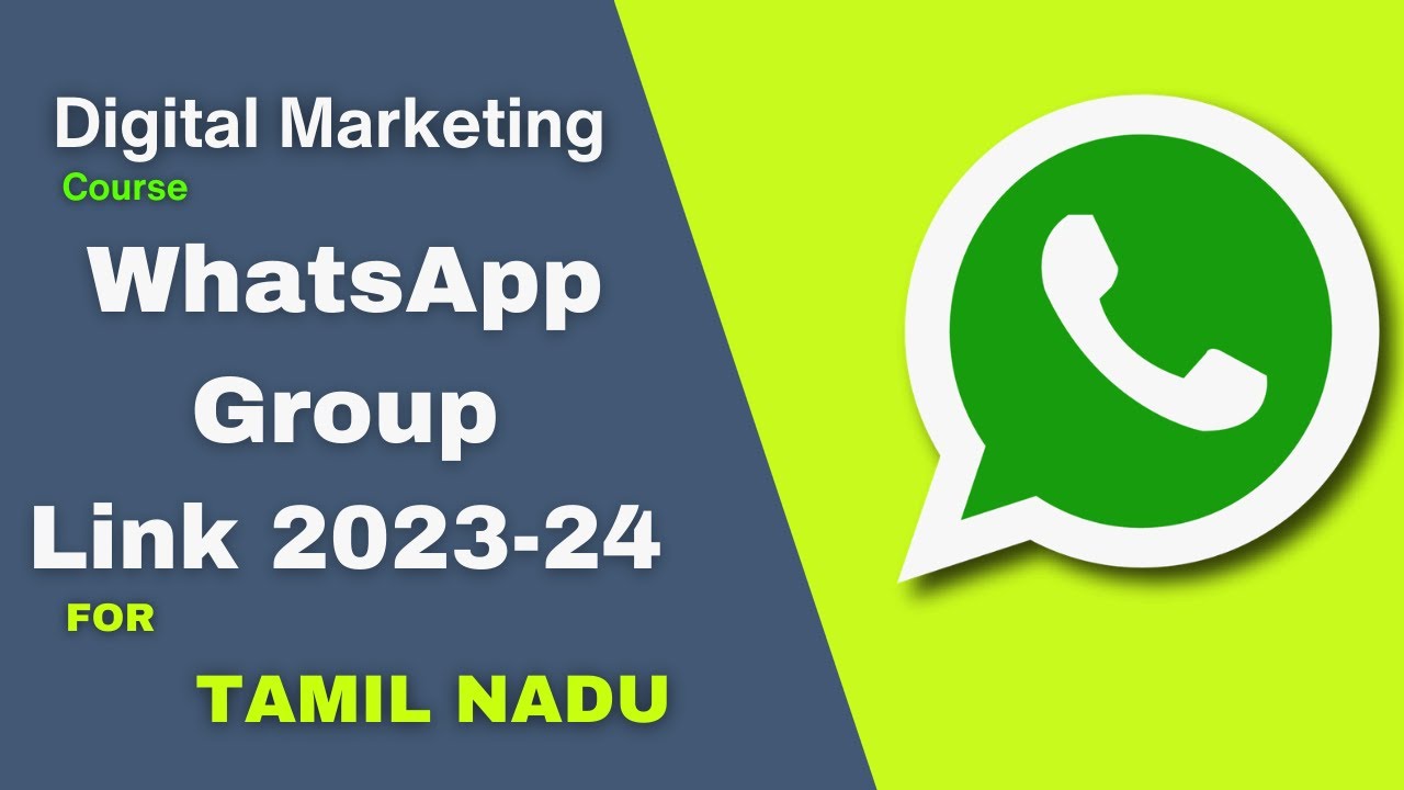 Digital Marketing Course WhatsApp Group Link Tamil Nadu DM Course