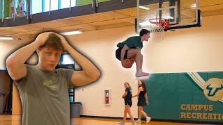 We SHUT DOWN this College Rec *Undercover Pro Dunker
