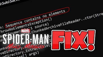 How to Fix "Sequence Contains No Elements" In Suit Adding Tool | Miles Morales PC