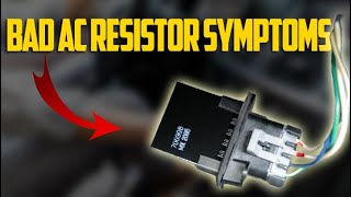 4 Signs of a Bad Blower Motor Resistor. How to Test & Replacement Cost
