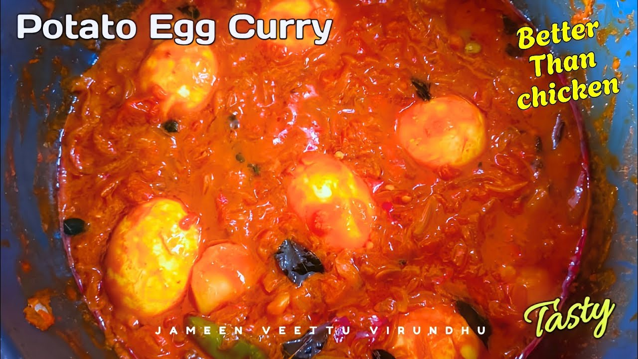 Spicy Egg Potato Masala | Tastes Like Chicken Gravy | Perfect Side Dish for Chapathi & Rice