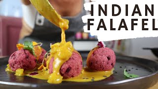 INDIAN PINK BEETROOT FALAFEL - vegan fusion #6