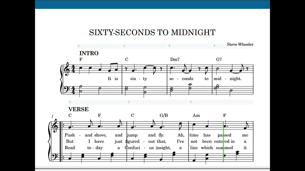 SIXTY-SECONDS TO MIDNIGHT