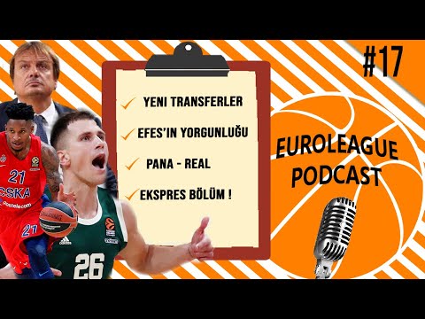 Huertel, Guduriç, Anadolu Efes, Pana - Real, Tahminler - Euroleague Podcast #17 Ekspres