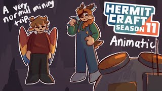 A Very Normal Mining Trip | Hermitcraft 11 animatic |