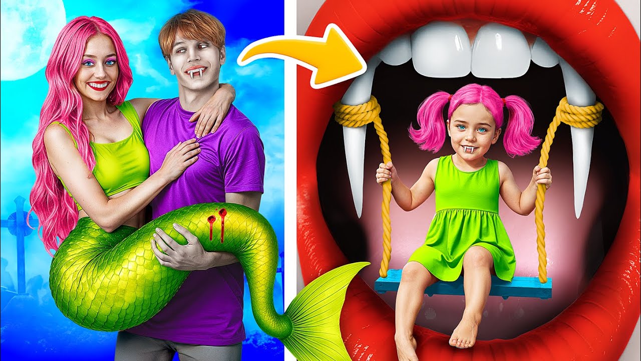 Arme Schwangere Meerjungfrau in Reicher Vampirfamilie! Wie man ein Vampir wird