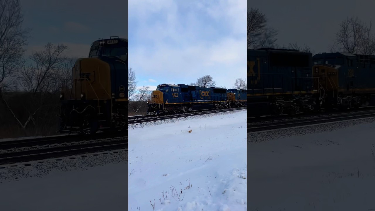 CSX M367 Heading For Frontier Yard #railroad #train #railfan - YouTube