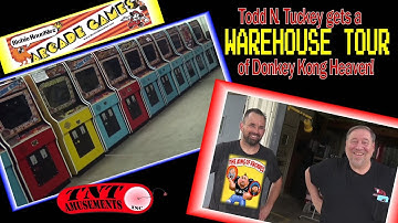 #1181 PRIVATE Tour of RICHIE KNUCKLEZ DONKEY KONG OFF 5 Warehouse! -TNT Amusements