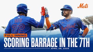 Mets EXPLODE for Five Runs in the 7th | FULL INNING Details