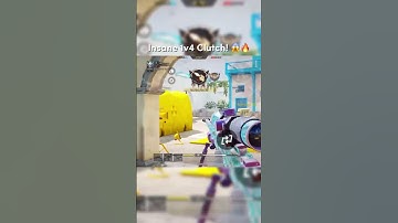 Insane 1v4 Clutch! 😱🔥 #codm #shorts