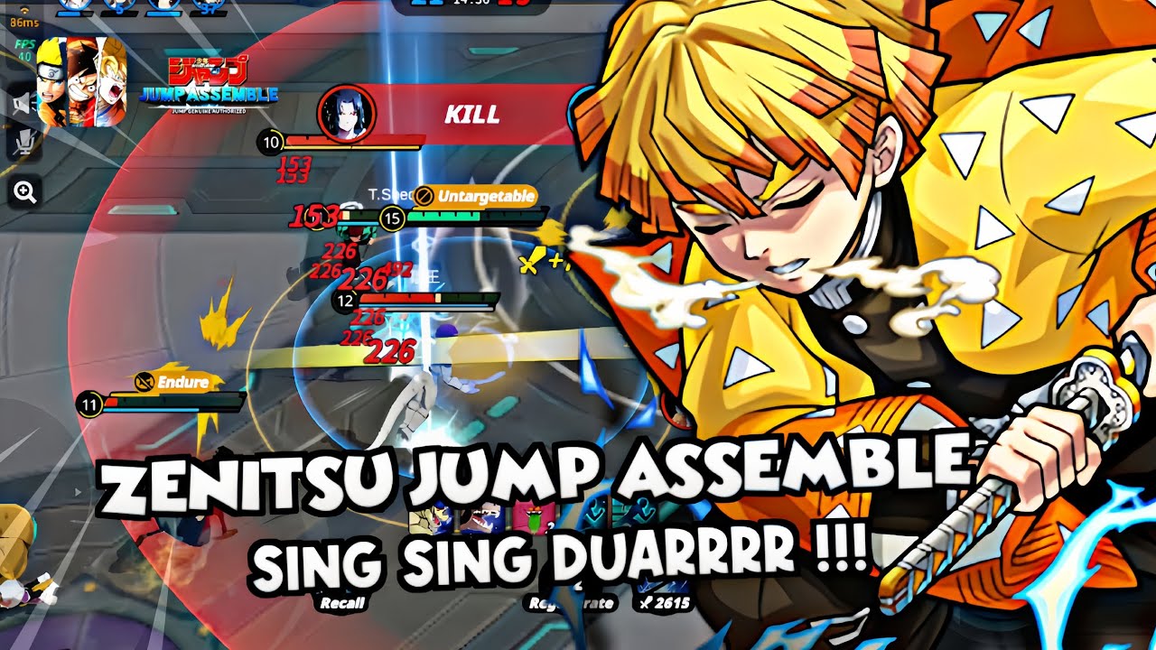 MOBA ANIME JUMP ASSEMBLE !!! Hero Lincah Zenitsu Sing Sing Duarrr ...