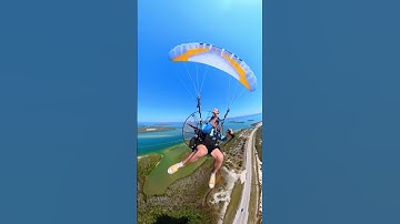 That was stupid #paramotoring #paramotor #flying #island