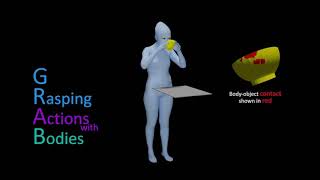 GRAB: A Dataset of Whole-Body Human Grasping of Objects (short version) screenshot 4