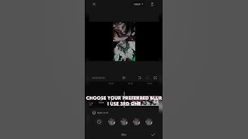 Blur Bg Tutorial | CapCut |