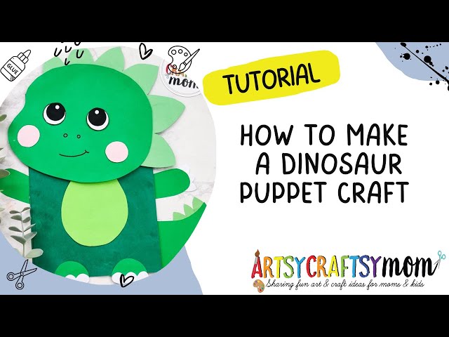 cute-and-easy-paper-bag-dinosaur-puppet-craft-for-kids-youtube for Free Printable Dinosaur Paper Bag Puppet Template Cute and Easy Paper Bag Dinosaur Puppet Craft for Kids - YouTube for Free Printable Dinosaur Paper Bag Puppet Template