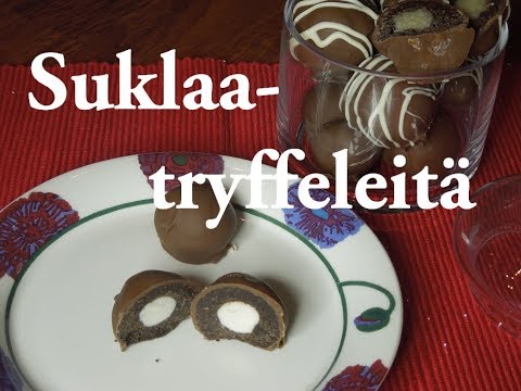 Video: Suklaa Tryffeli Resepti - Askel Askeleelta Resepti Valokuvalla