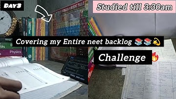 Day-3||covering my neet 2026 entire syllabus in 100 days 📚#neet2026