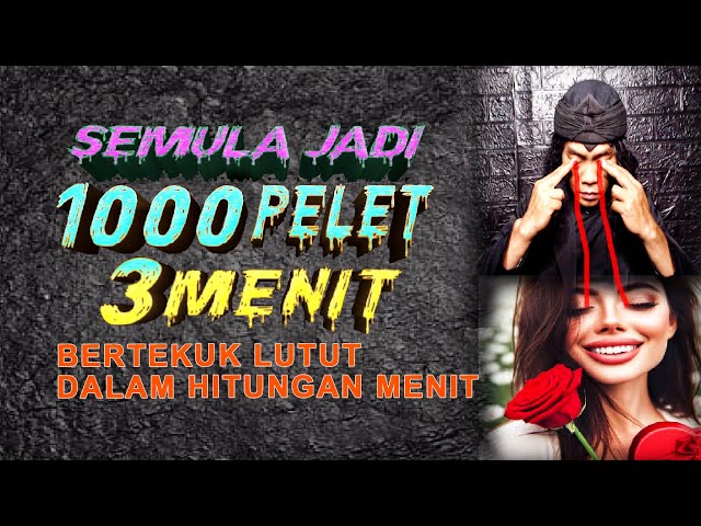 Semula jadi Sebatin !! POWER 1000 PELET,CUKUP HAFAL DAN LIHAT FOTONYA,DIJAMIN BERTEKUK LUTUT !! class=