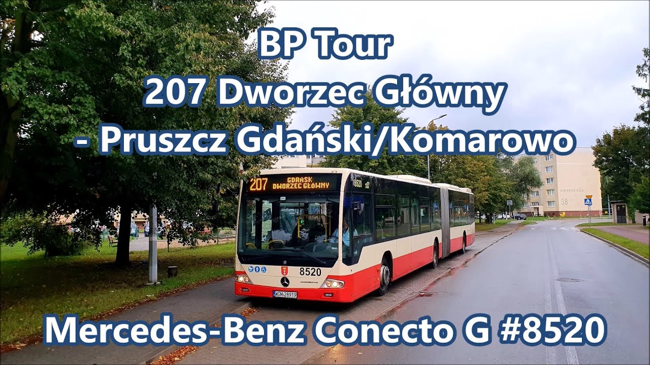 BP Tour - linia 207, Mercedes-Benz Conecto G #8520