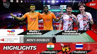 Shettyrankireddy Ind Vs. Sukphunteeraratsakul Thn Thomas Uber Finals Cup Highlights