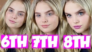 BACK TO SCHOOL MAKEUP! 6TH, 7TH & 8TH GRADE!!!! Back To School Makeup 6th Grade