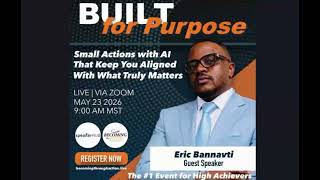 BUILT FOR PURPOSE | Why AI Is Making Smart People Feel Lost | Eric Bannavti Suiseka